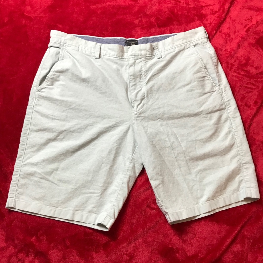 J.Crew light blue chino shorts 36w